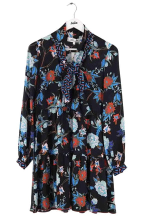 Robe Diane Von Furstenberg Noir en Synthétique, taille M - Seconde Main