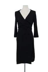 Robe Diane Von Furstenberg Noir en Viscose, taille L - Seconde Main