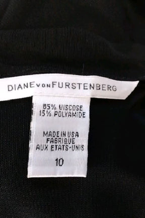 Robe Diane Von Furstenberg Noir en Viscose