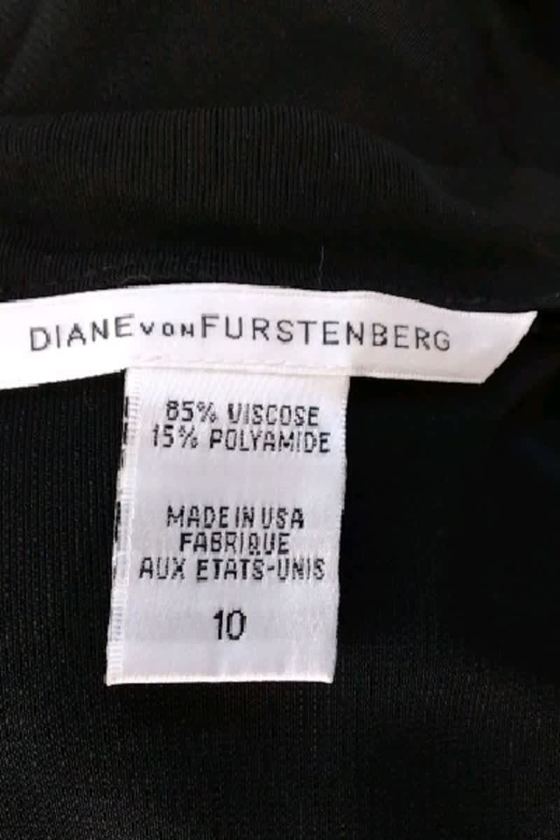 Robe Diane Von Furstenberg Noir en Viscose