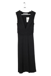 Robe Diane Von Furstenberg Noir en Viscose, taille M - Seconde Main