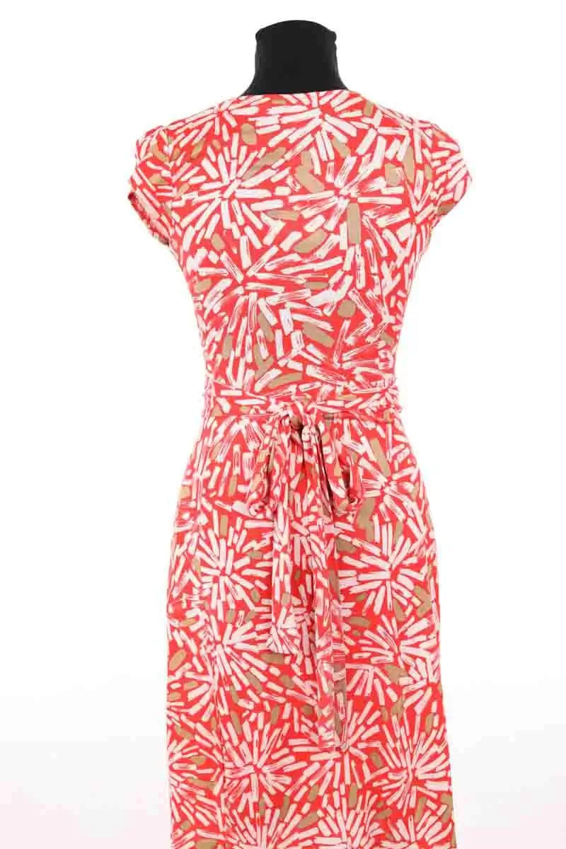 Robe Diane Von Furstenberg Orange en Soie