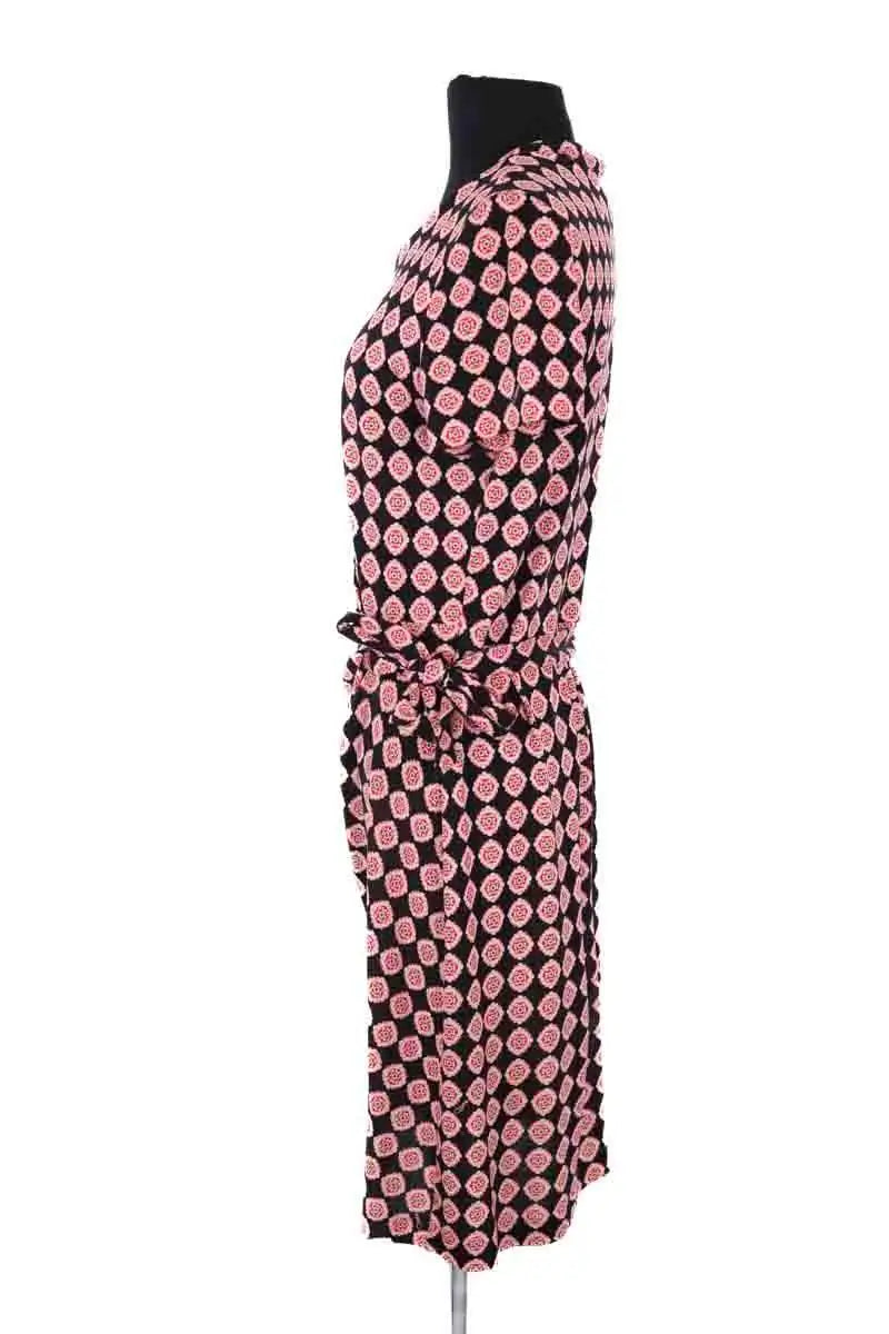 Robe Diane Von Furstenberg Rouge en Coton