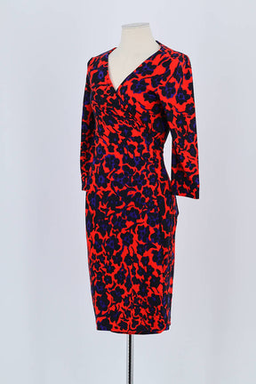 Robe Diane Von Furstenberg Rouge en Soie