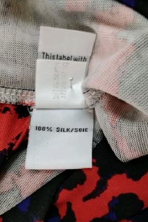 Robe Diane Von Furstenberg Rouge en Soie