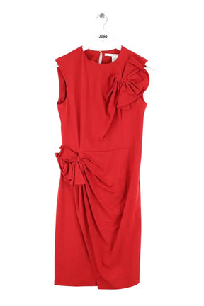 Robe Diane Von Furstenberg Rouge en Synthétique, taille M - Seconde Main