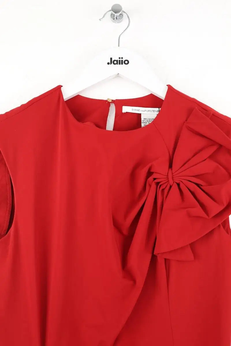 Robe Diane Von Furstenberg Rouge en Synthétique