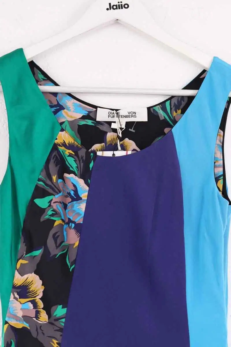 Robe Diane Von Furstenberg Vert en Soie