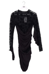 Robe Diesel Noir en Synthétique, taille L - Seconde Main