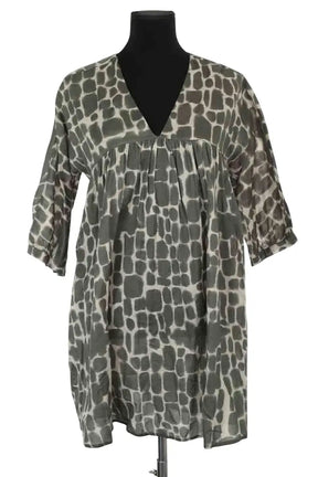 Robe Dnud Kaki en Coton, taille M - Seconde Main