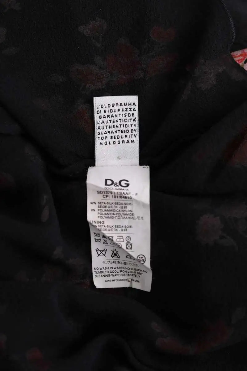 Robe Dolce & Gabbana Noir en Soie