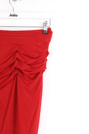 Robe Donna Karan Rouge en Synthétique