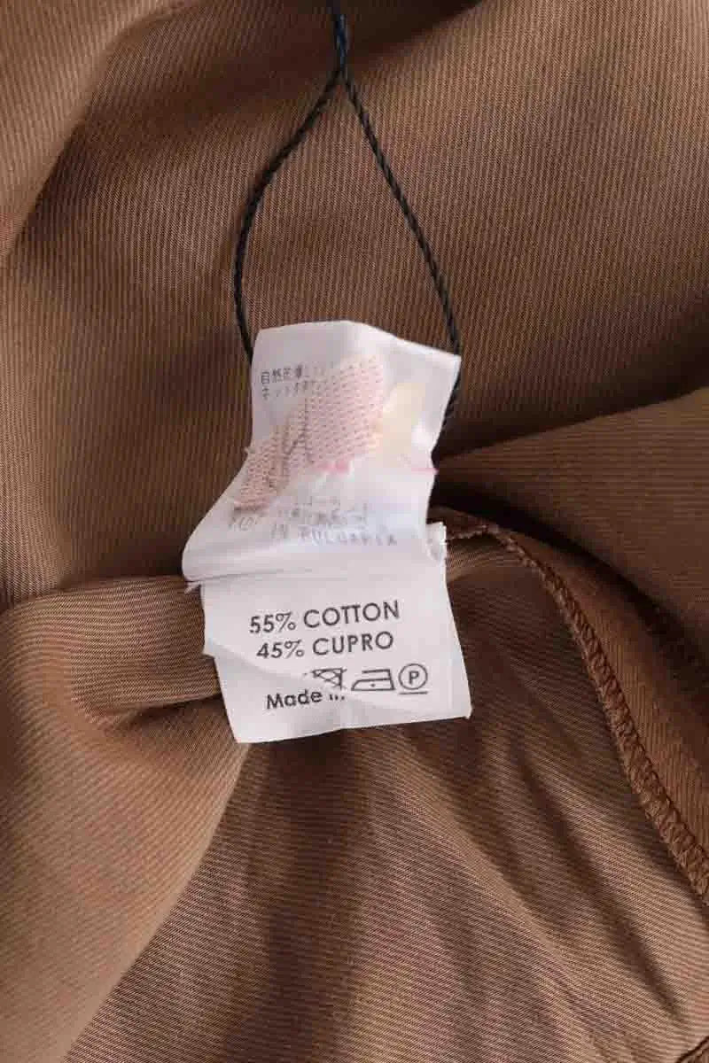 Robe Dries Van Noten Marron en Coton