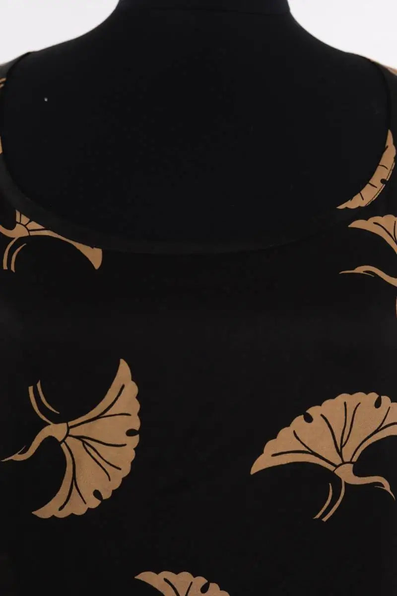 Robe Dries Van Noten Noir en Soie