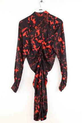 Robe Dries Van Noten Rouge en Viscose