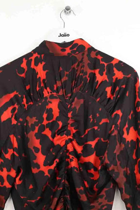 Robe Dries Van Noten Rouge en Viscose