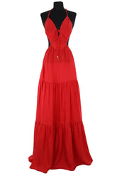 Robe Dsquared2 Rouge en Soie, taille XS - Seconde Main