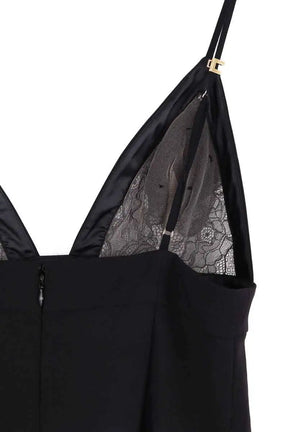 Robe Elisabetta Franchi Noir en Synthétique