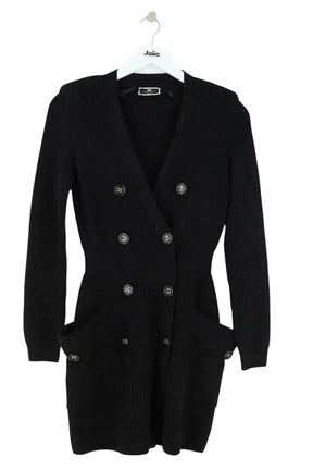 Robe Elisabetta Franchi Noir en Viscose, taille S - Seconde Main