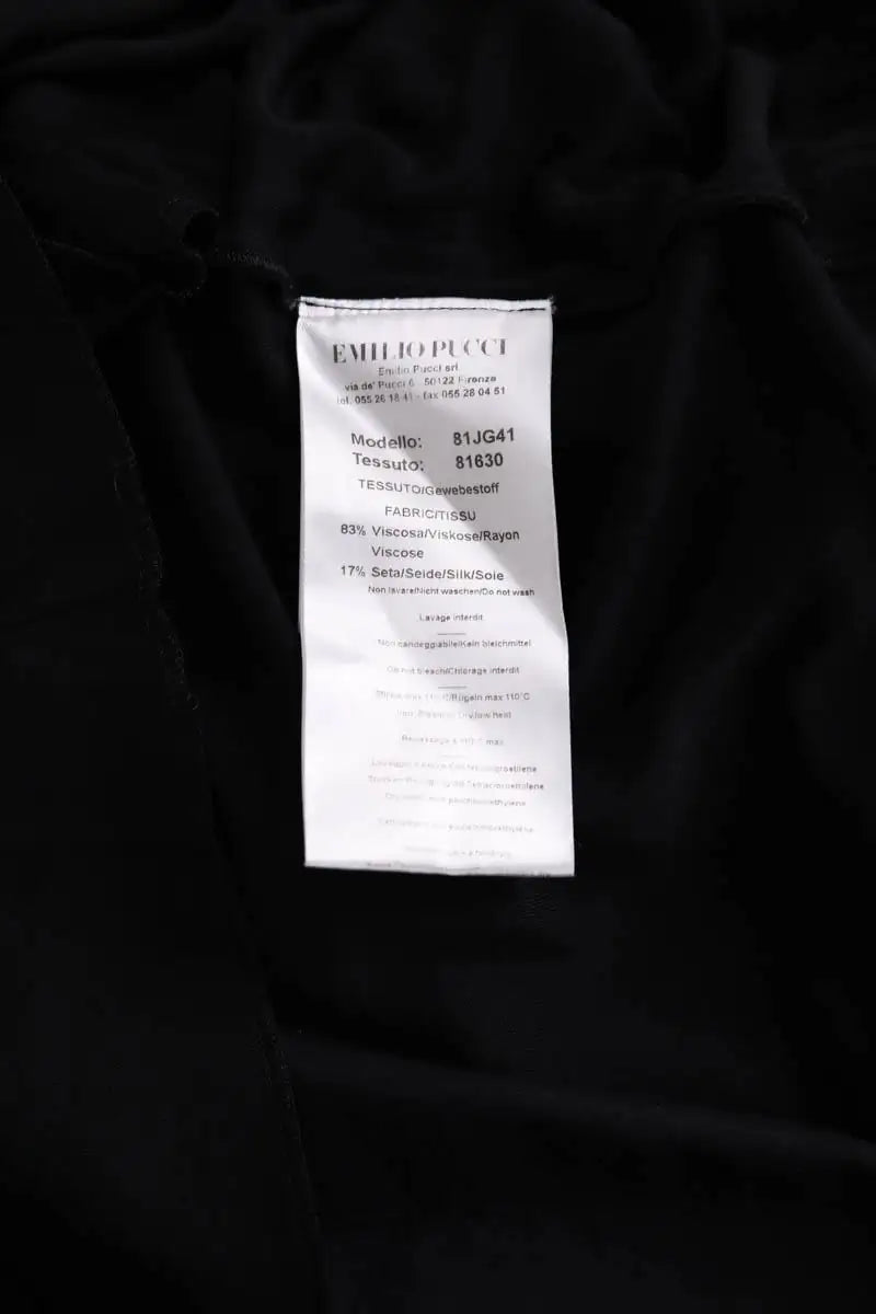 Robe Emilio Pucci Noir en Viscose