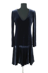 Robe Emporio Armani Marine en Viscose, taille L - Seconde Main
