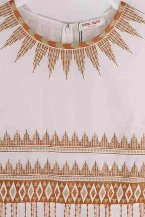 Robe Emporio Sirenuse Blanc en Coton