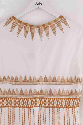 Robe Emporio Sirenuse Blanc en Coton
