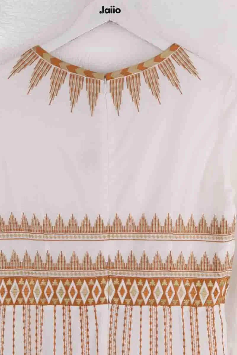Robe Emporio Sirenuse Blanc en Coton