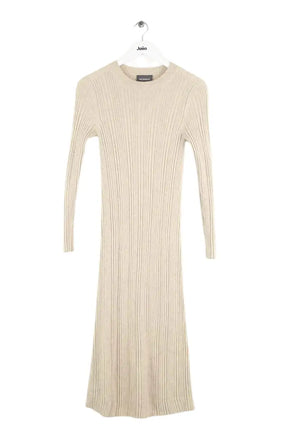 Robe Eric Bompard Beige en Cachemire, taille S - Seconde Main