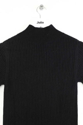 Robe Eric Bompard Noir en Cachemire