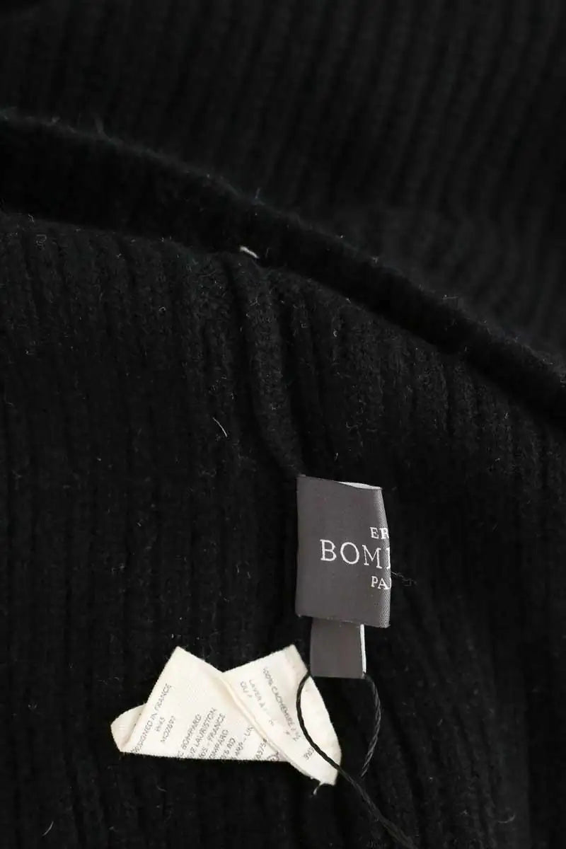 Robe Eric Bompard Noir en Cachemire