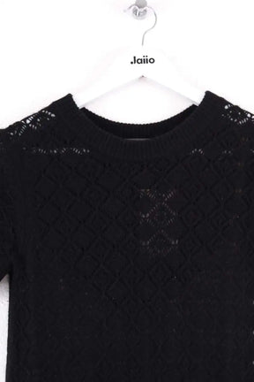 Robe Eric Bompard Noir en Cachemire