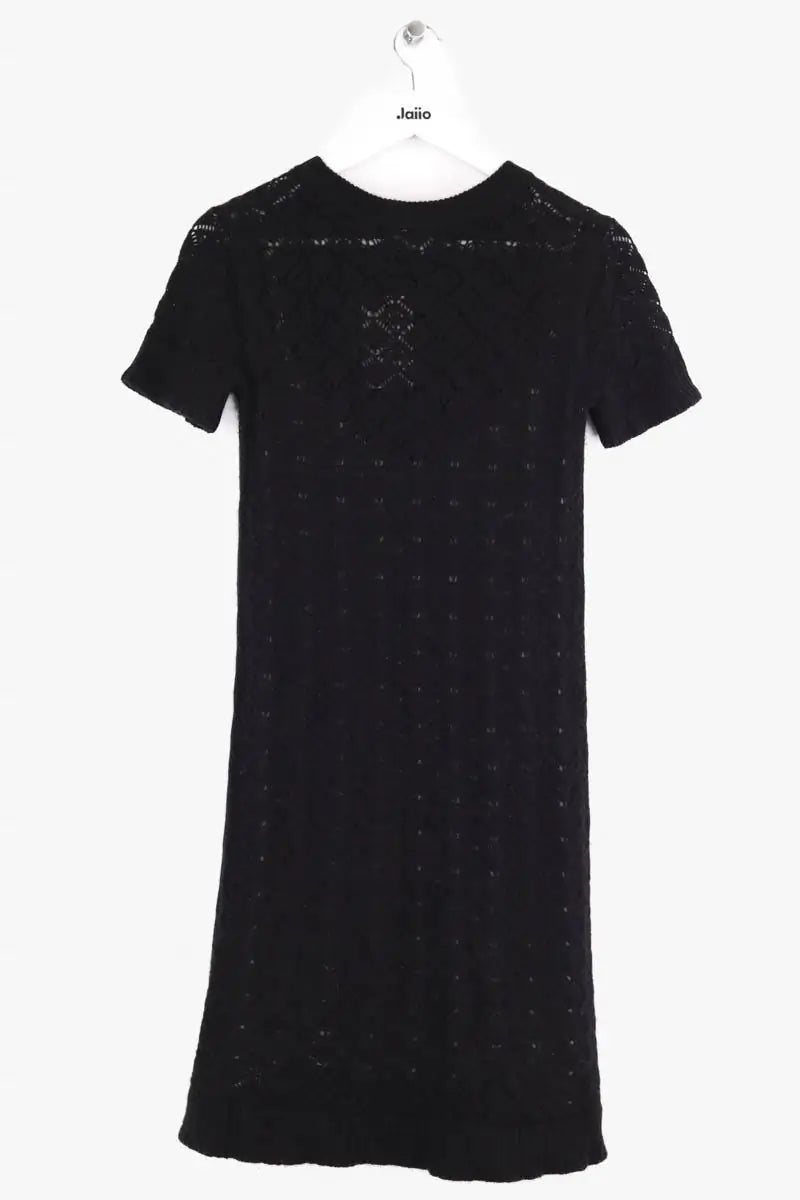 Robe Eric Bompard Noir en Cachemire