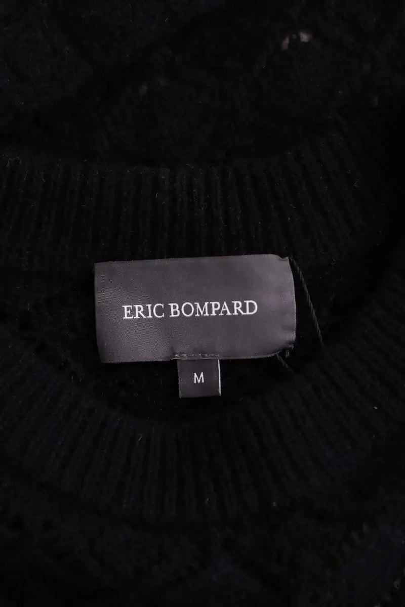 Robe Eric Bompard Noir en Cachemire