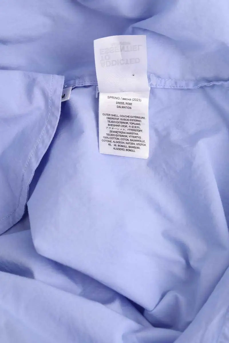 Robe Essentiel Antwerp Bleu en Coton