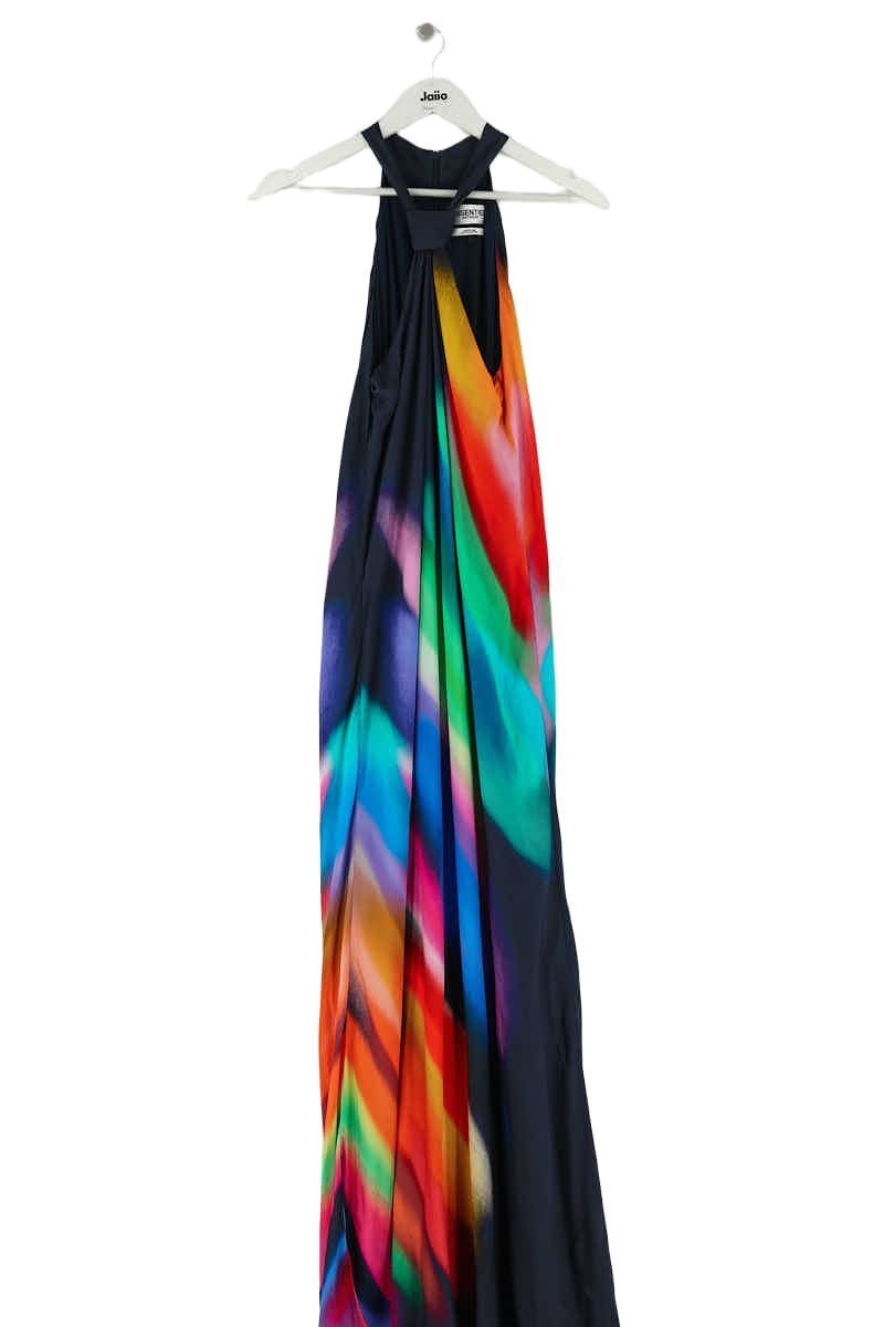 Robe Essentiel Antwerp Marine en Viscose, taille S - Seconde Main