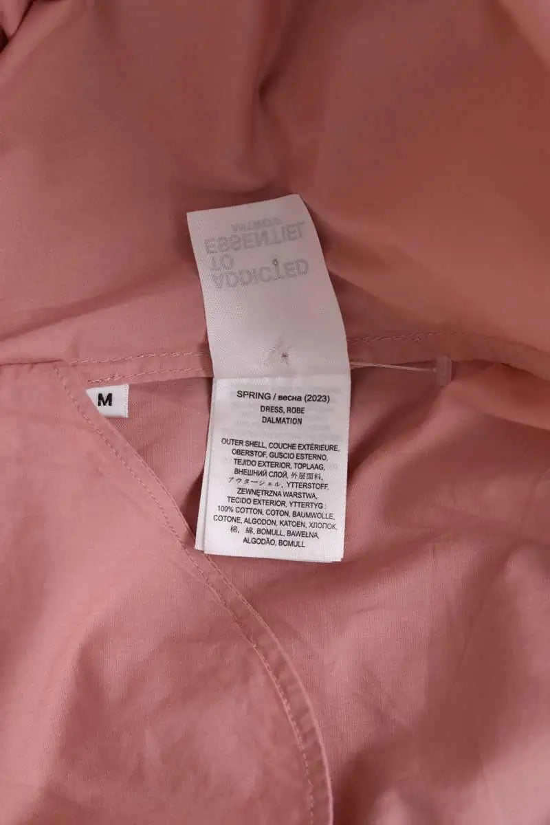 Robe Essentiel Antwerp Rose en Coton
