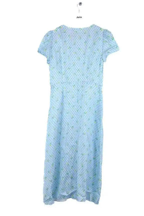 Robe From Future Bleu en Soie