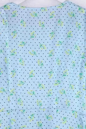 Robe From Future Bleu en Soie