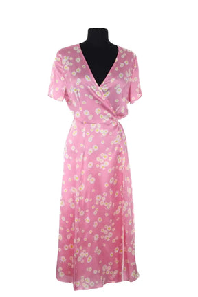Robe From Future Rose en Soie, taille L - Seconde Main