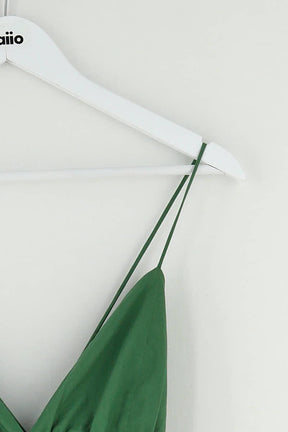 Robe From Future Vert en Coton