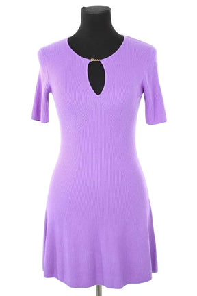 Robe From Future Violet en Laine, taille XS - Seconde Main