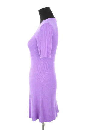 Robe From Future Violet en Laine