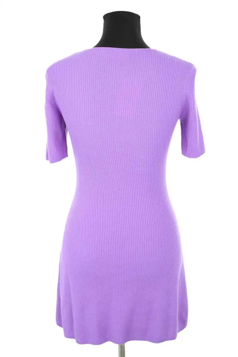 Robe From Future Violet en Laine