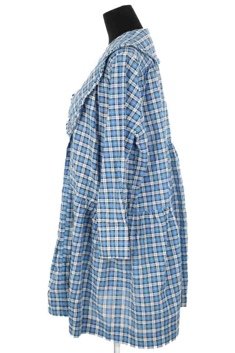 Robe Ganni Bleu en Polyester