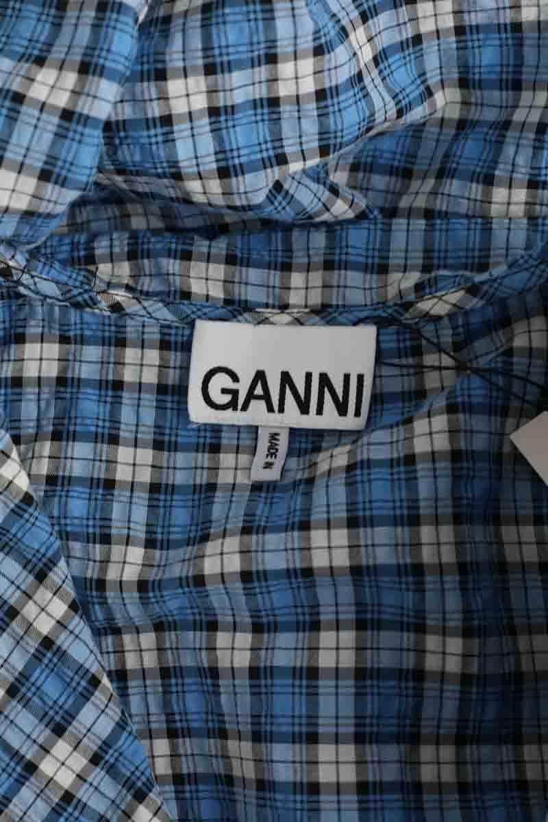Robe Ganni Bleu en Polyester