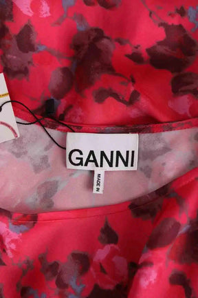 Robe Ganni Rose en Viscose