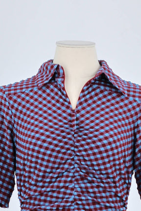 Robe Ganni Violet en Polyester