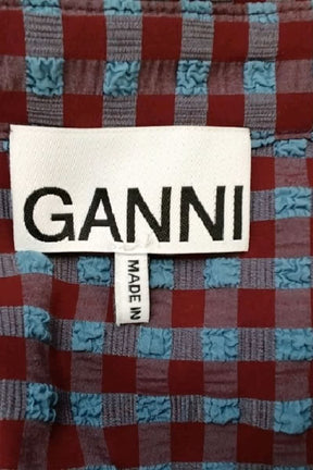 Robe Ganni Violet en Polyester