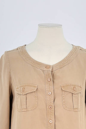 Robe Gerard Darel Beige en Viscose